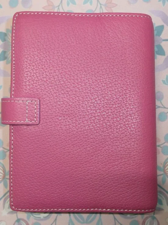 Coach Pink Leather Planner - Pocket Size *RARE* - Picture 8 of 8